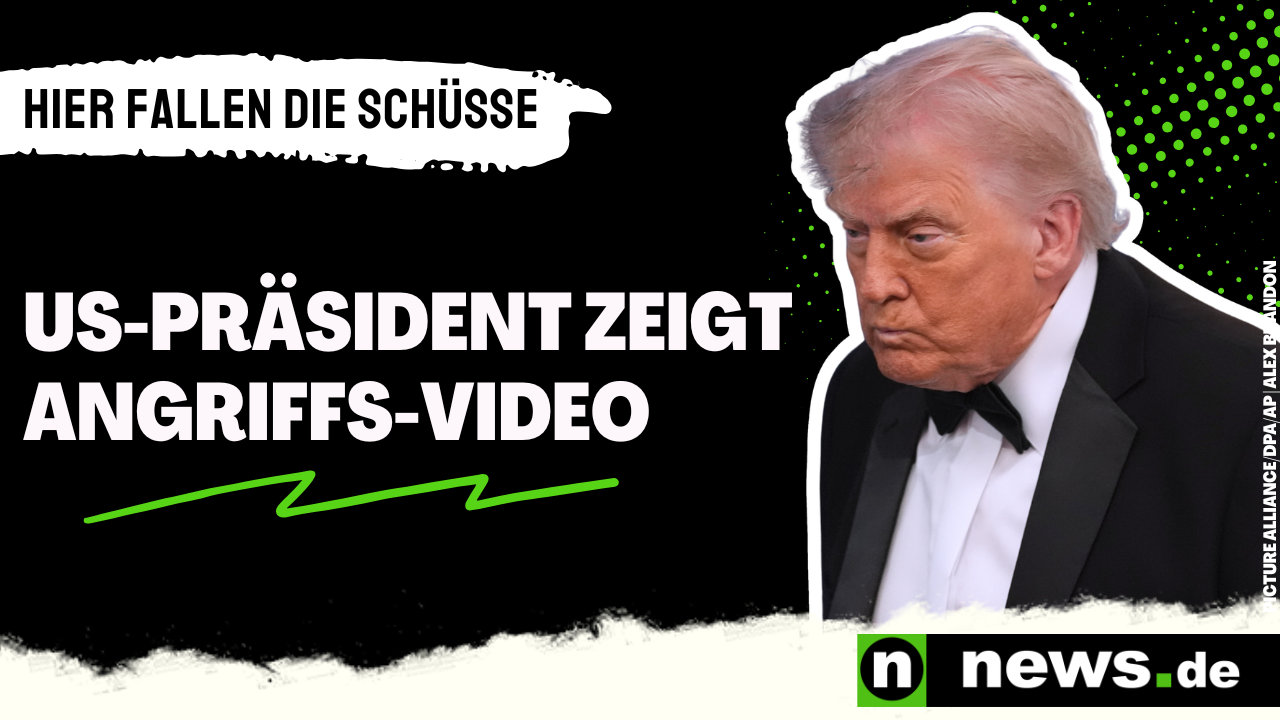 Donald Trump: Hier fallen die Schüsse beim Trump-Dinner - US-Präsident zeigt Angriffs-Video