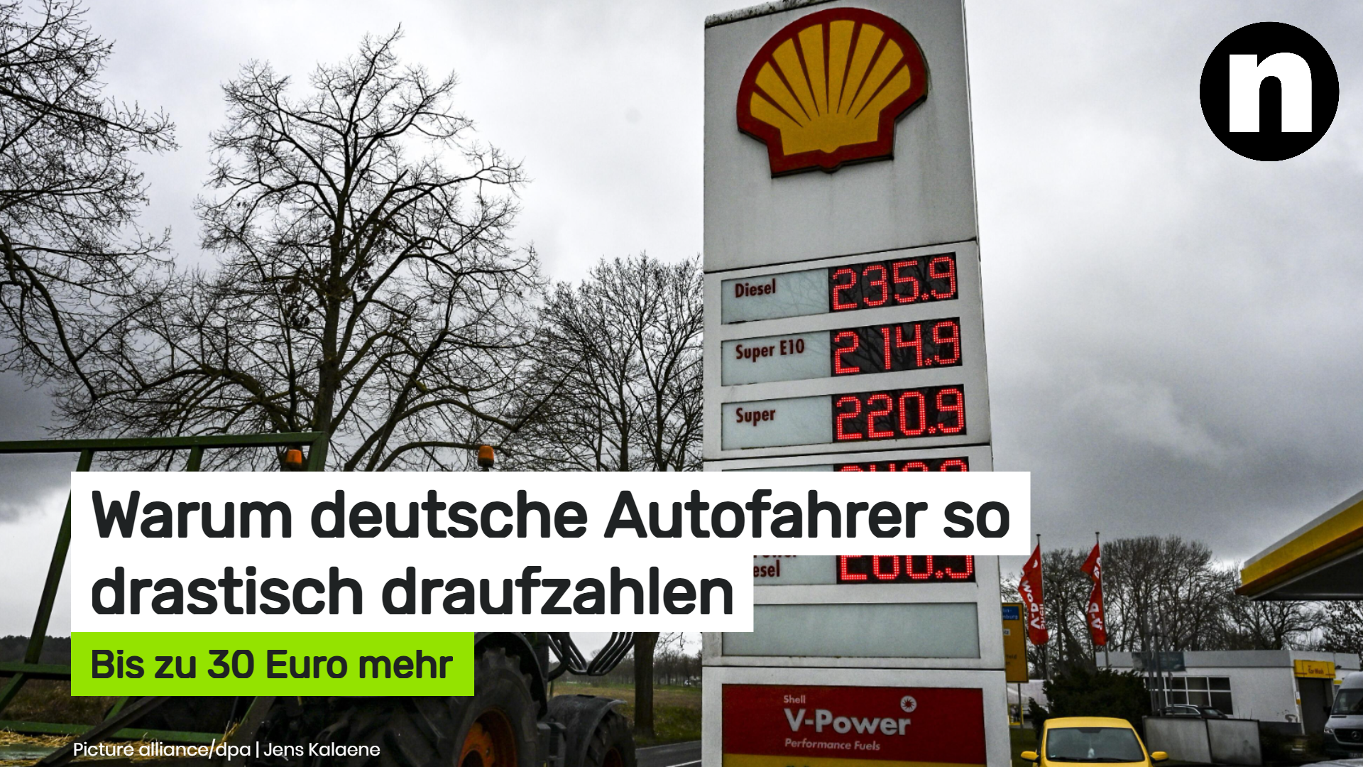Video: Deutsche Spritpreise: Bis zu 30€ teurer