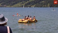 Full of sun and summer heat! This is how the people of the Allgäu spend their day at the lake