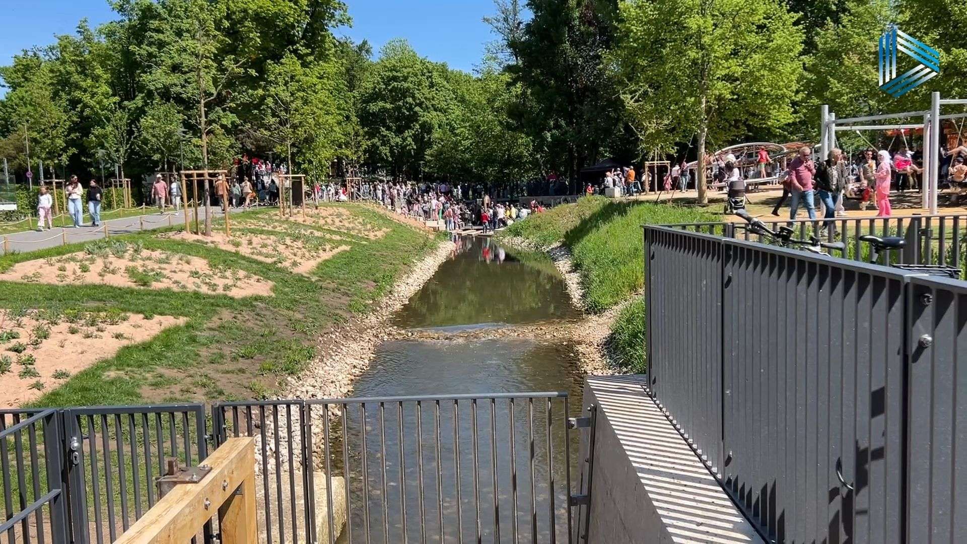 Video: Einweihung des Stadtparks Neumarkt nach Erweiterung