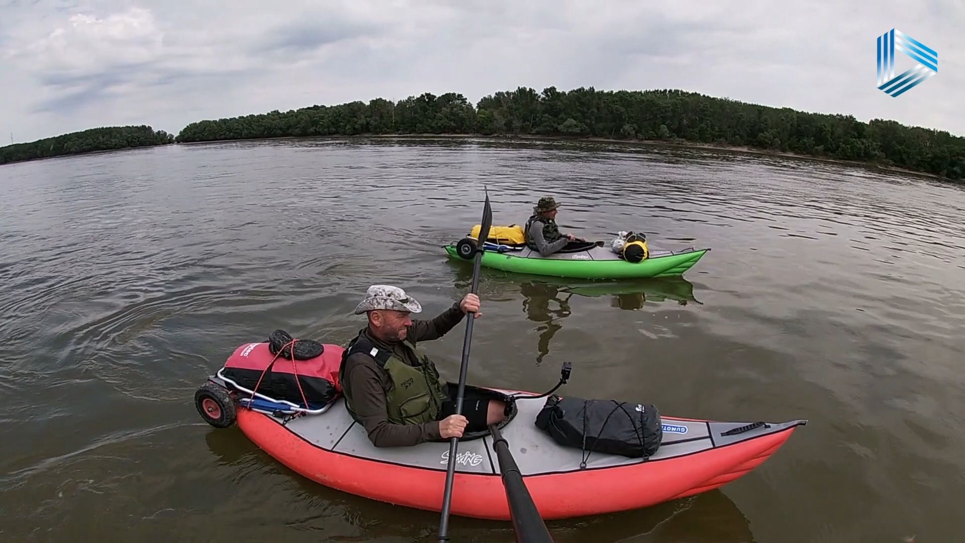 With the kayak from Ingolstadt to the Black Sea: Two Reichertshausen residents have completed half the journey