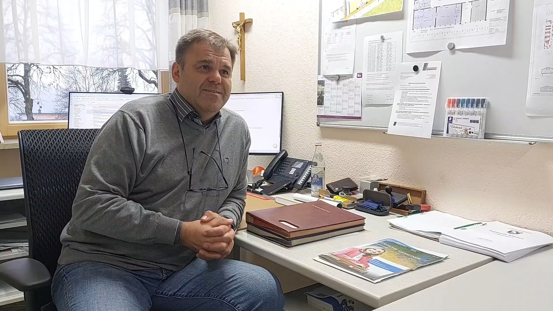 Gerd Schönberger, Böbrachs Bürgermeisterkandidat der CSU, im Video-Porträt