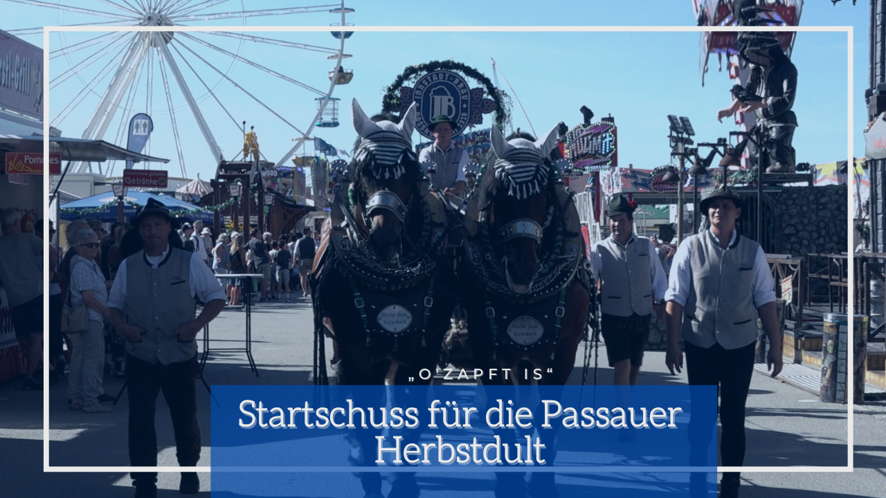 Video: „O'zapft is": Startschuss für die Passauer Herbstdult