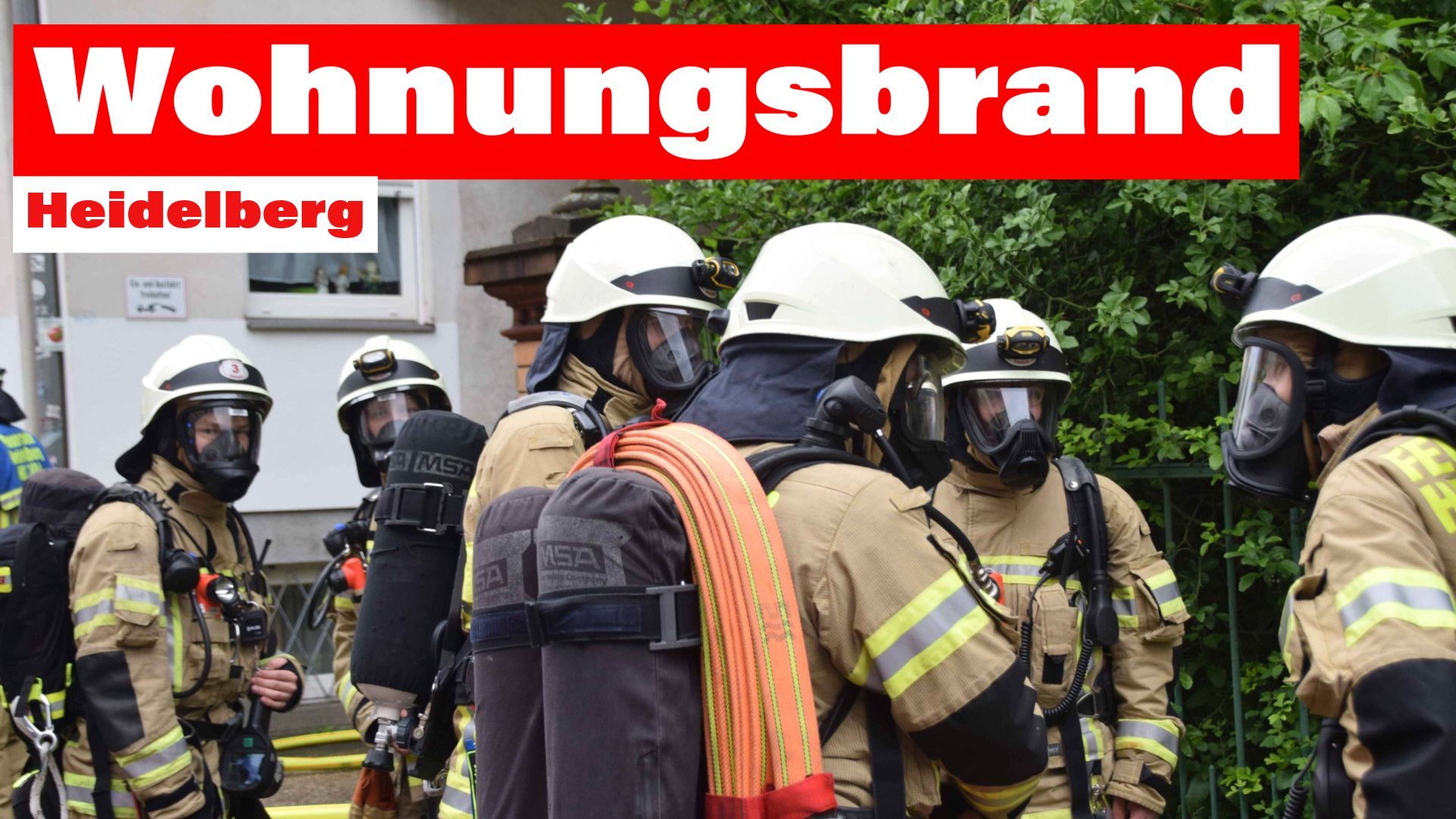 Wohnungsbrand in Heidelberg verursacht hohen Sachschaden und Verletzungen