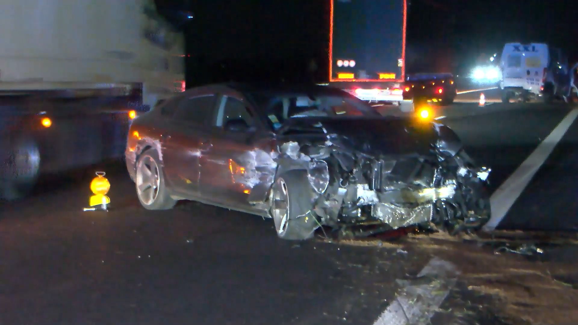 Video: Alkohol-Unfall auf der A61 bei Hockenheim: 1,6 Promille – 45.000 Euro Sachschaden