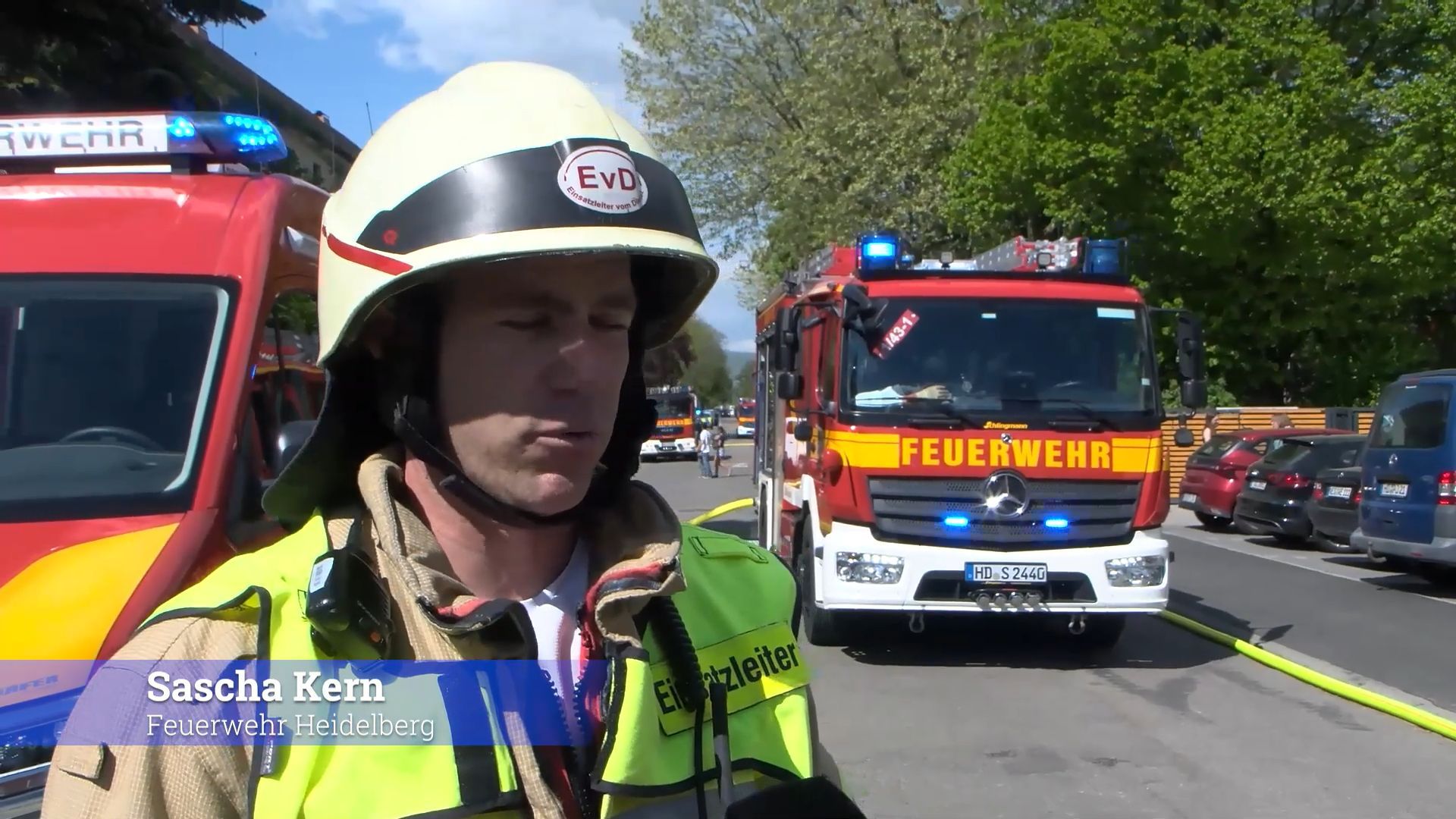 Video: Verpuffung löst Brand aus – Mehrere Verletzte in Heidelberg