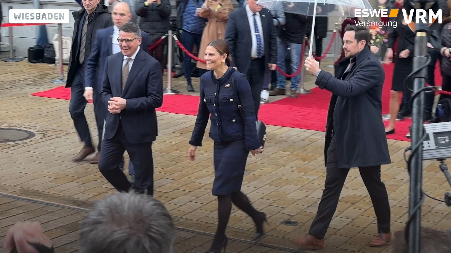 Royaler Besuch: Schwedische Kronprinzessin in Wiesbaden