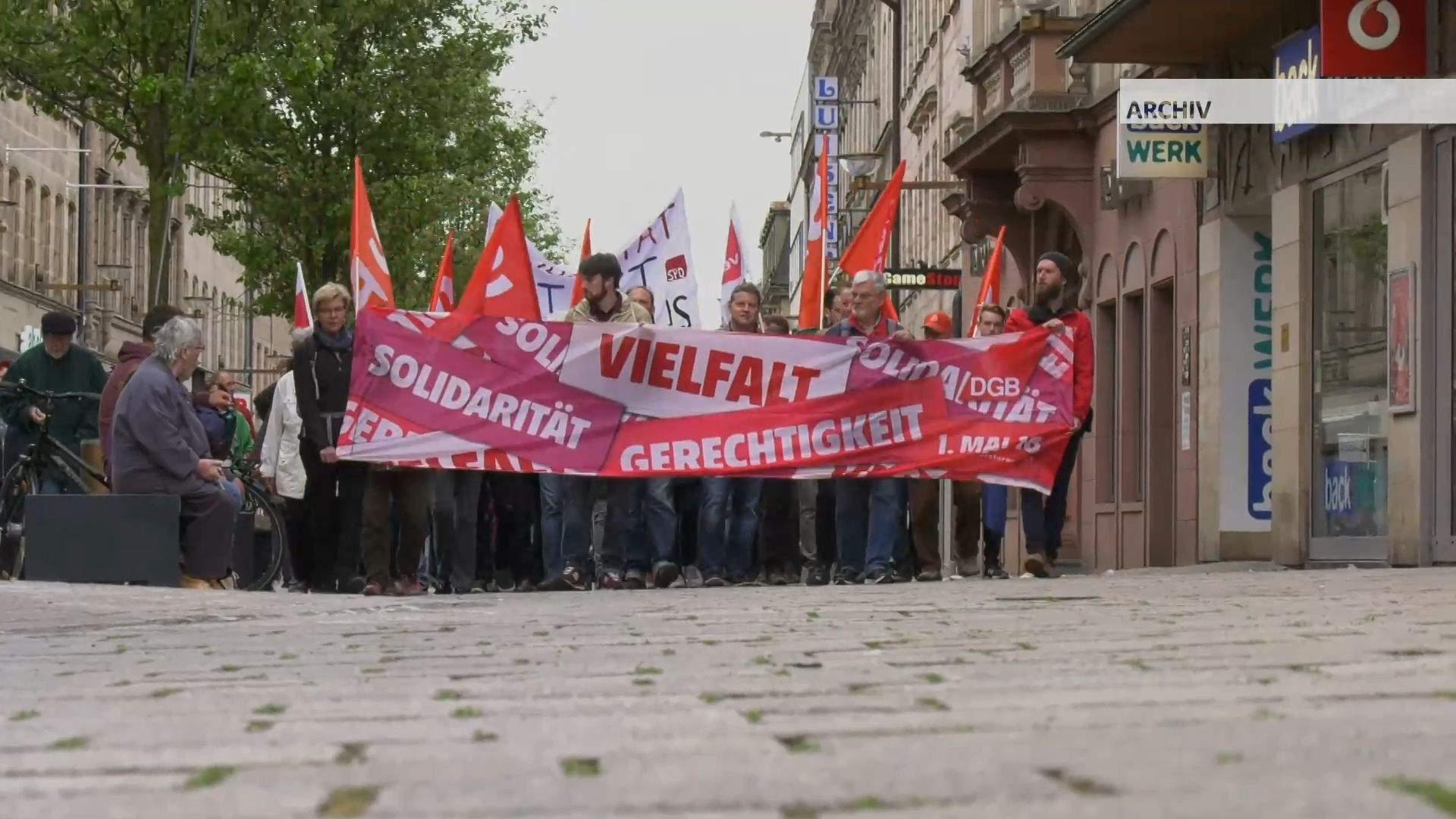 Tag der Arbeit: Demos in Mittelfranken