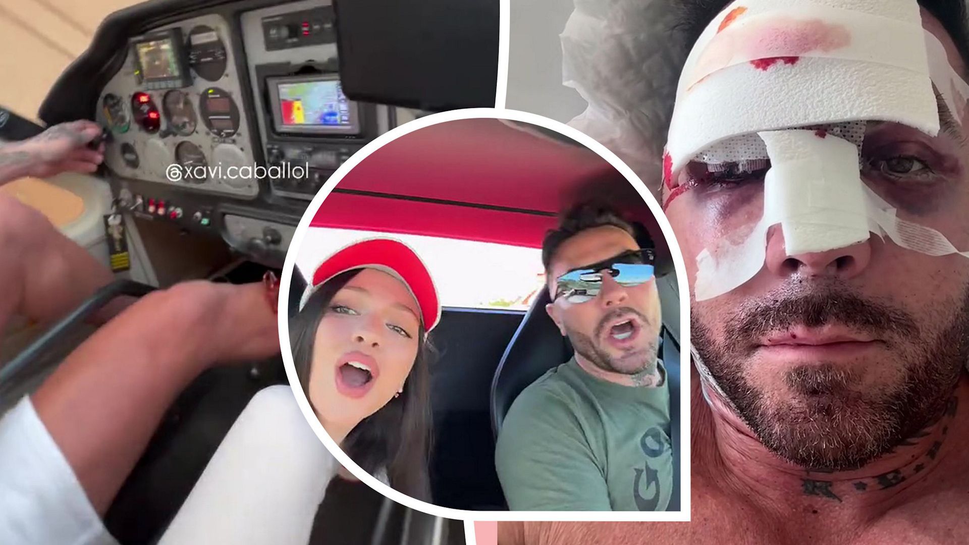 Influencer-Paar erleidet verheerenden Flugzeugabsturz