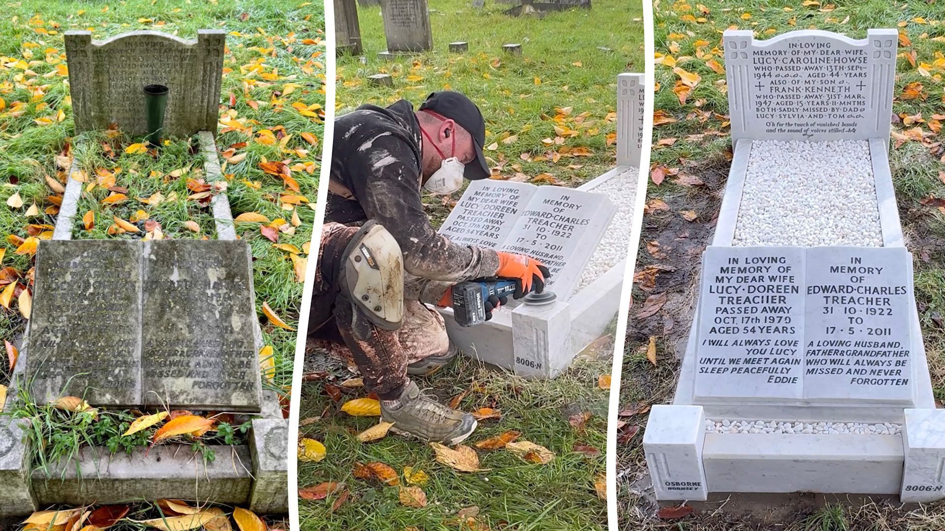„Thanks to my side business with grave cleaning, I was able to buy my first house“