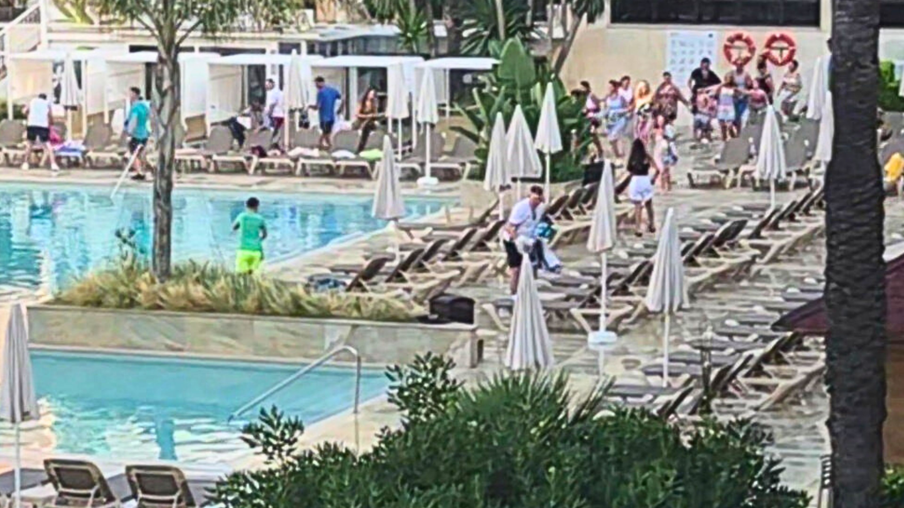 Rush for Sun Loungers in a Spanish Resort