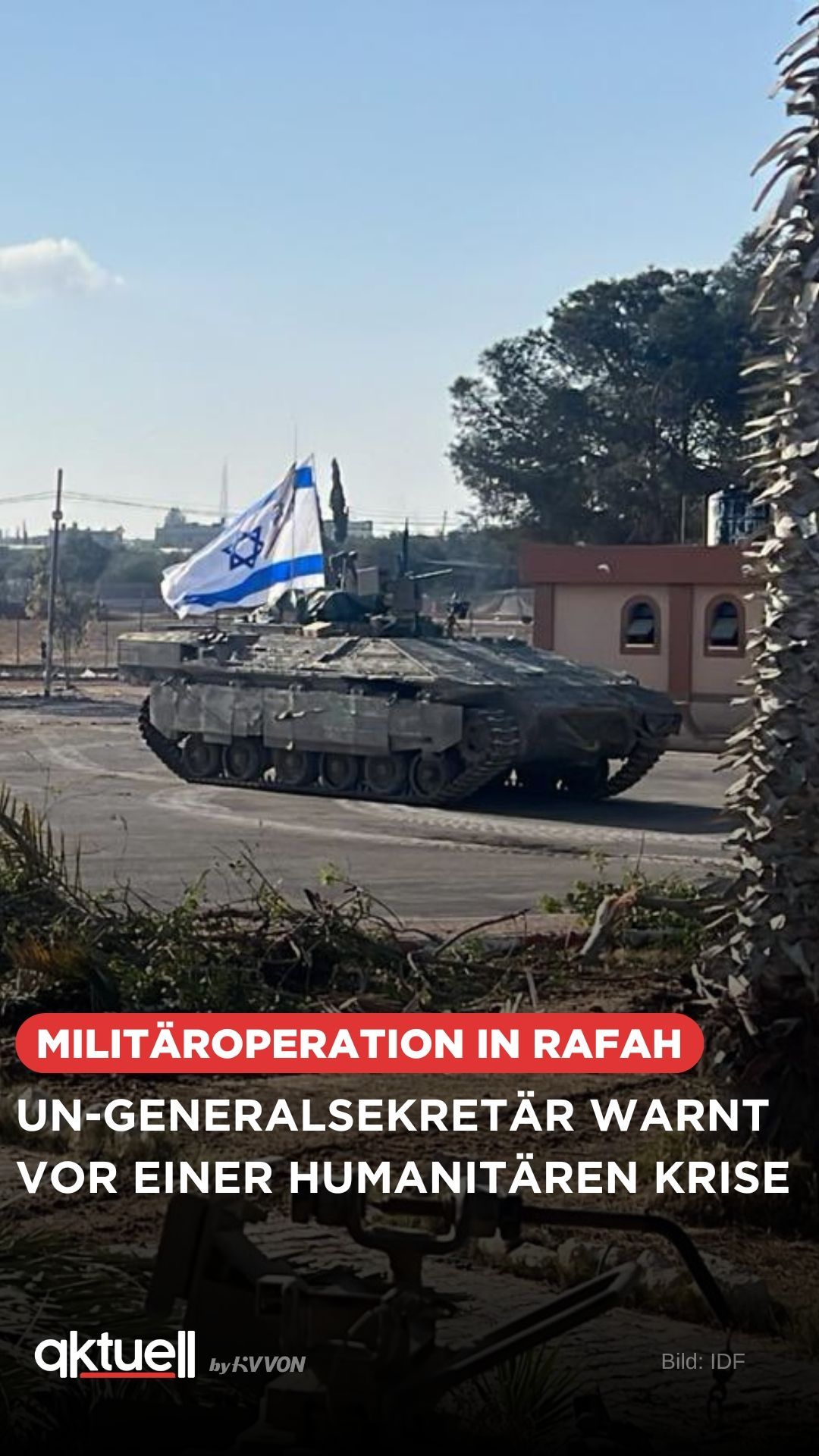 Israel übernimmt operative Kontrolle über Rafah-Grenzübergang