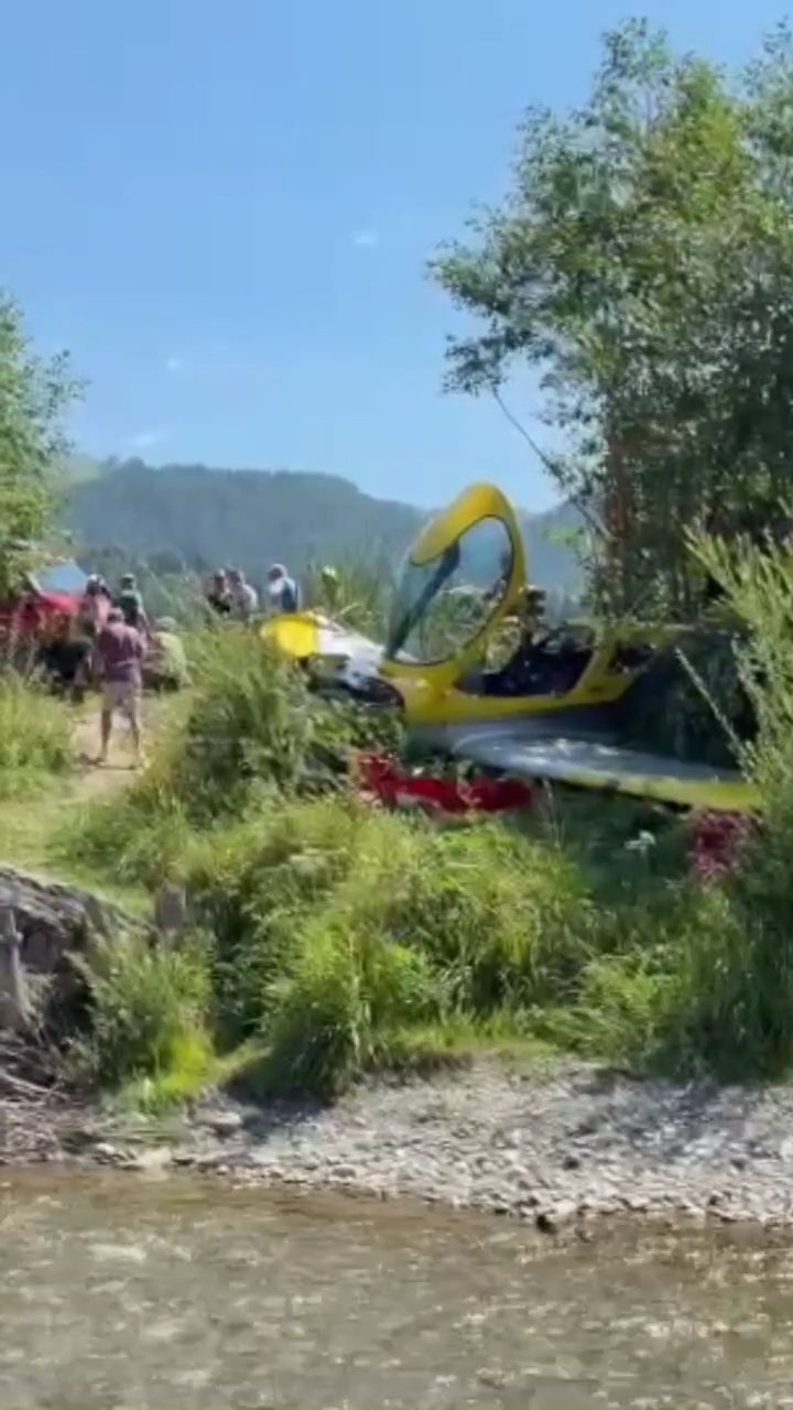 Video: Kleinflugzeug musste in Kirchdorf notlanden