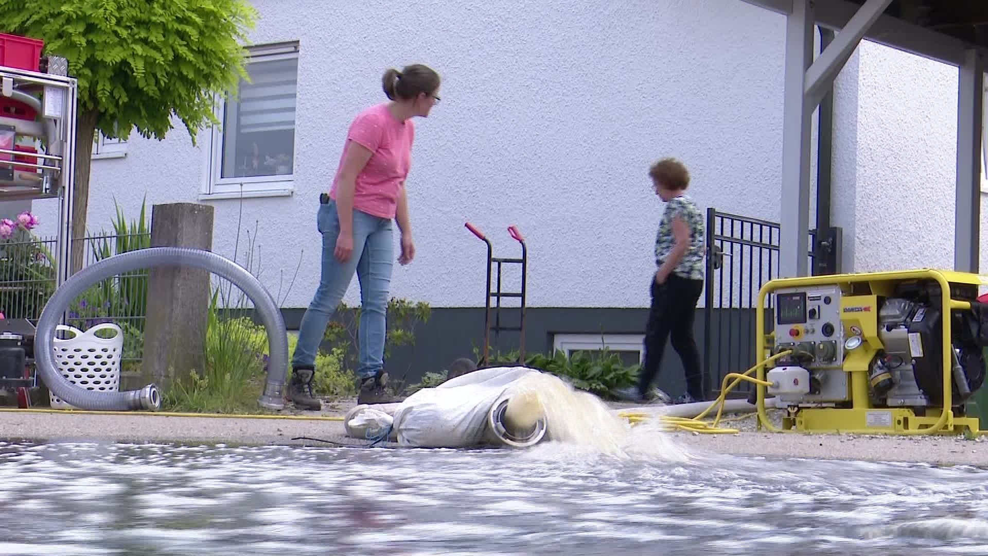 Hochwasser Günzburg - keine Evakuierungen mehr