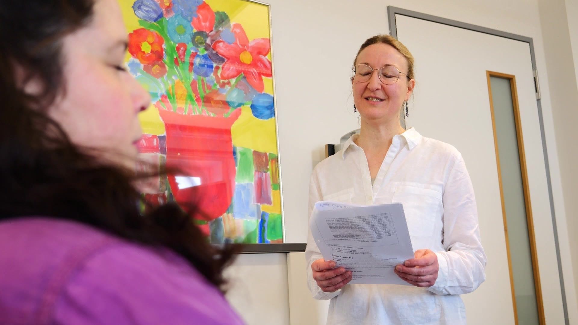 Rollentraining an der Medizinischen Fakultät Augsburg