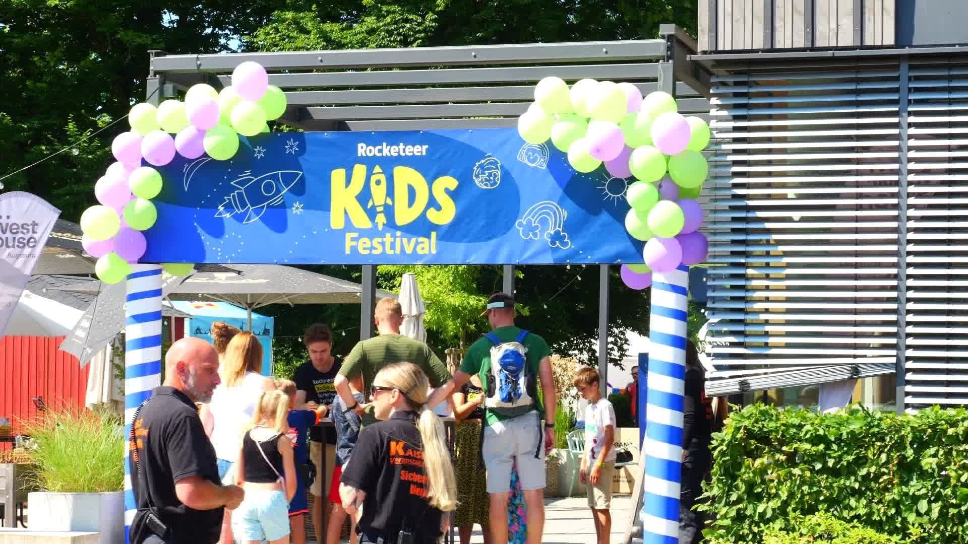 Child reporters on the go at the 2nd Rocketeer Kids Festival in Augsburg
