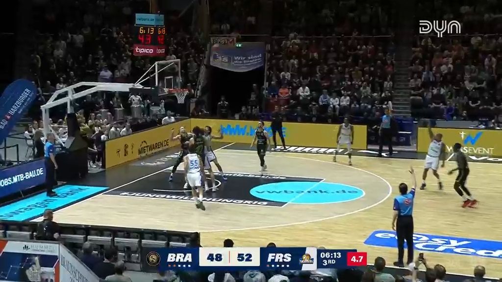 Spiel Highlights zu Basketball Löwen Braunschweig – SKYLINERS Frankfurt