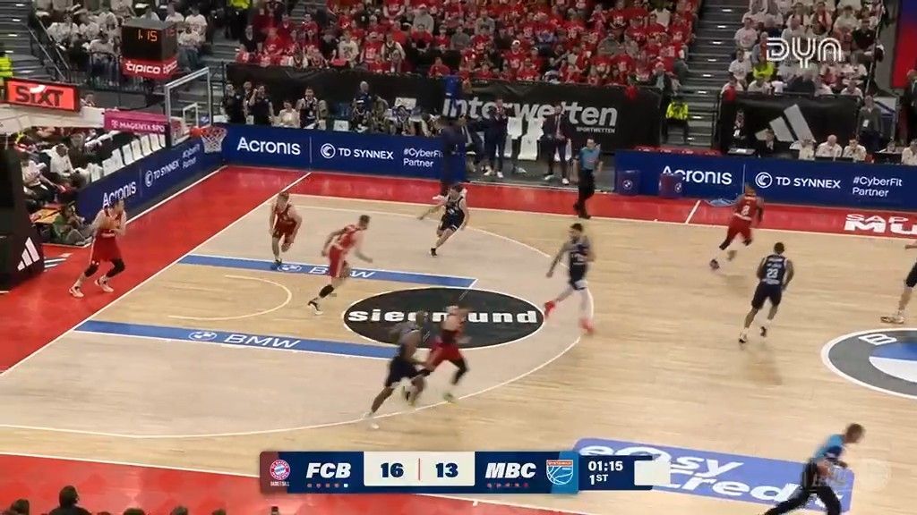 Spiel Highlights zu FC Bayern München Basketball – SYNTAINICS MBC