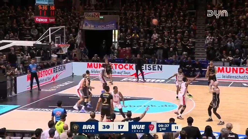 Spiel Highlights zu Basketball Löwen Braunschweig – FIT/One Würzburg Baskets