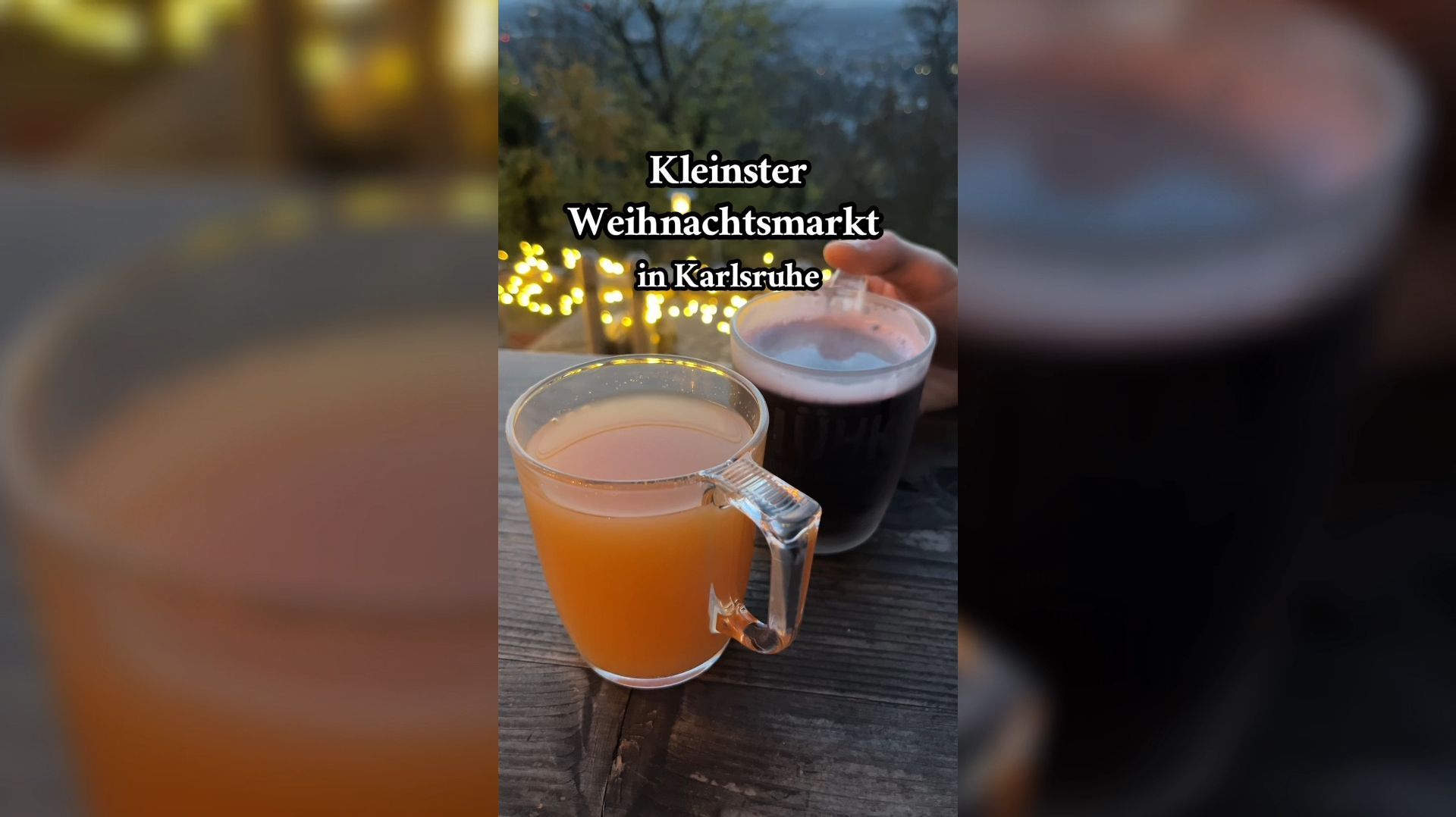 Video: Kleinster Weihnachtsmarkt in Karlsruhe auf dem Turmberg