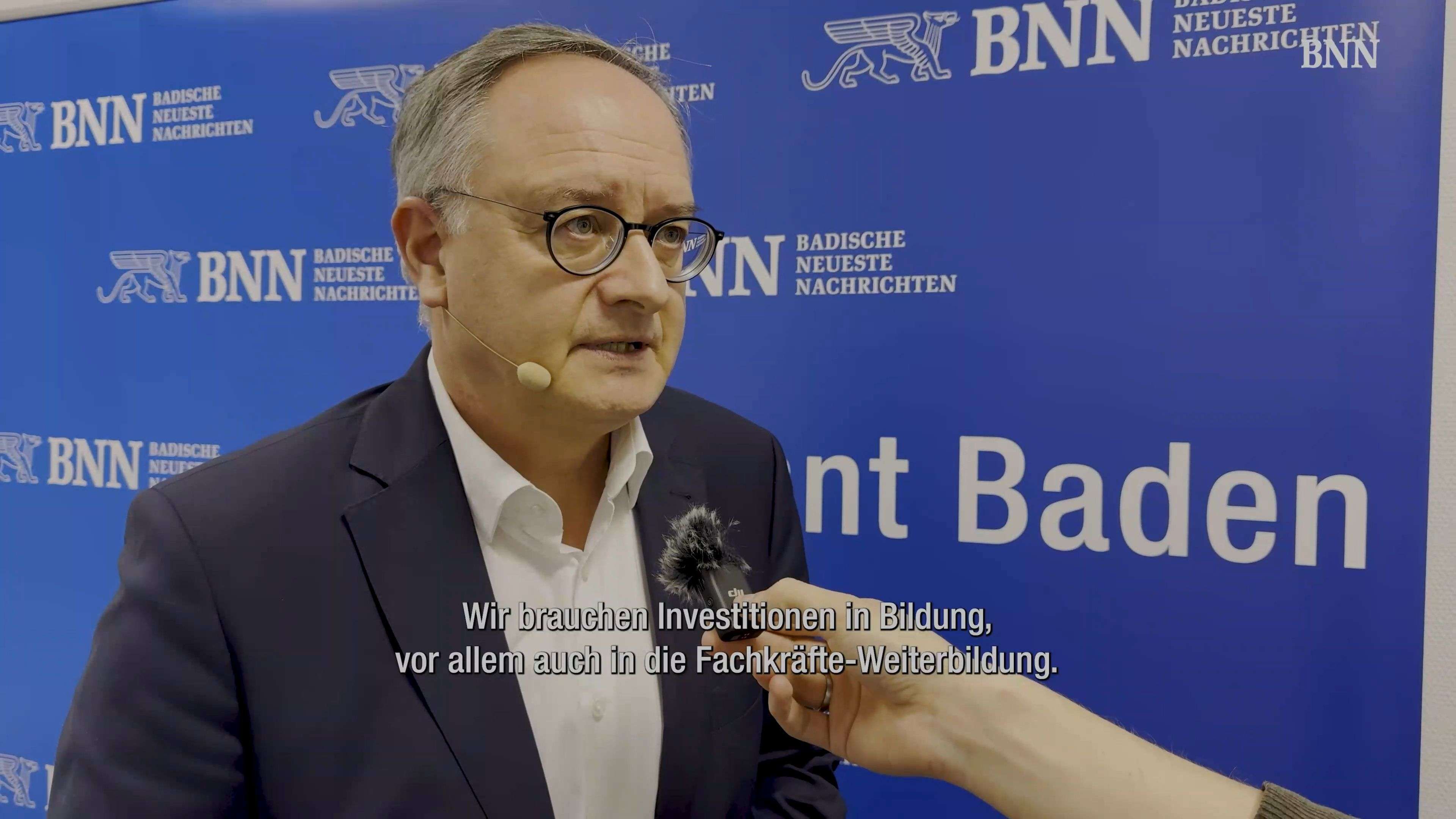 Video: Andreas Stoch (SPD) auf dem BNN-Leserforum