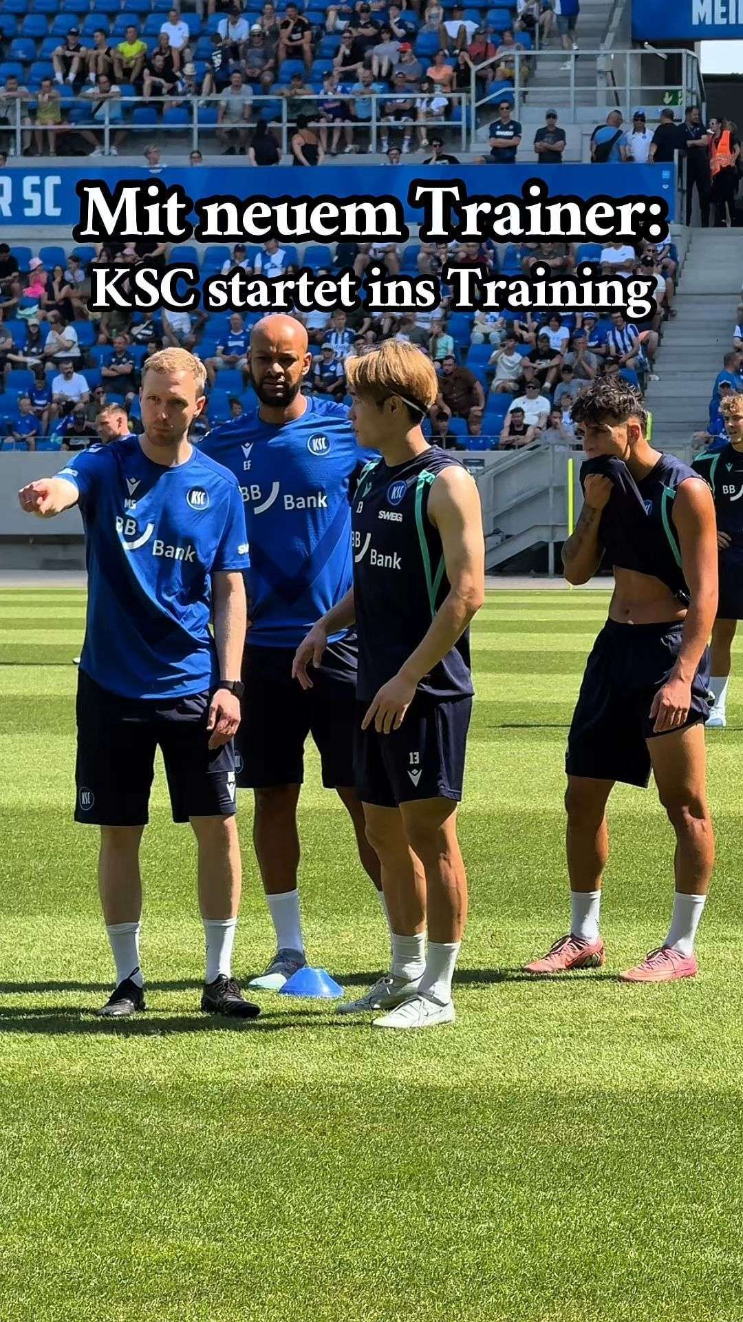 Video: KSC: Trainingsauftakt mit neuem Trainer Senft in Karlsruhe