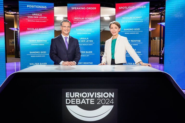 Live-Debatte der Spitzenkandidaten im EU-Parlament