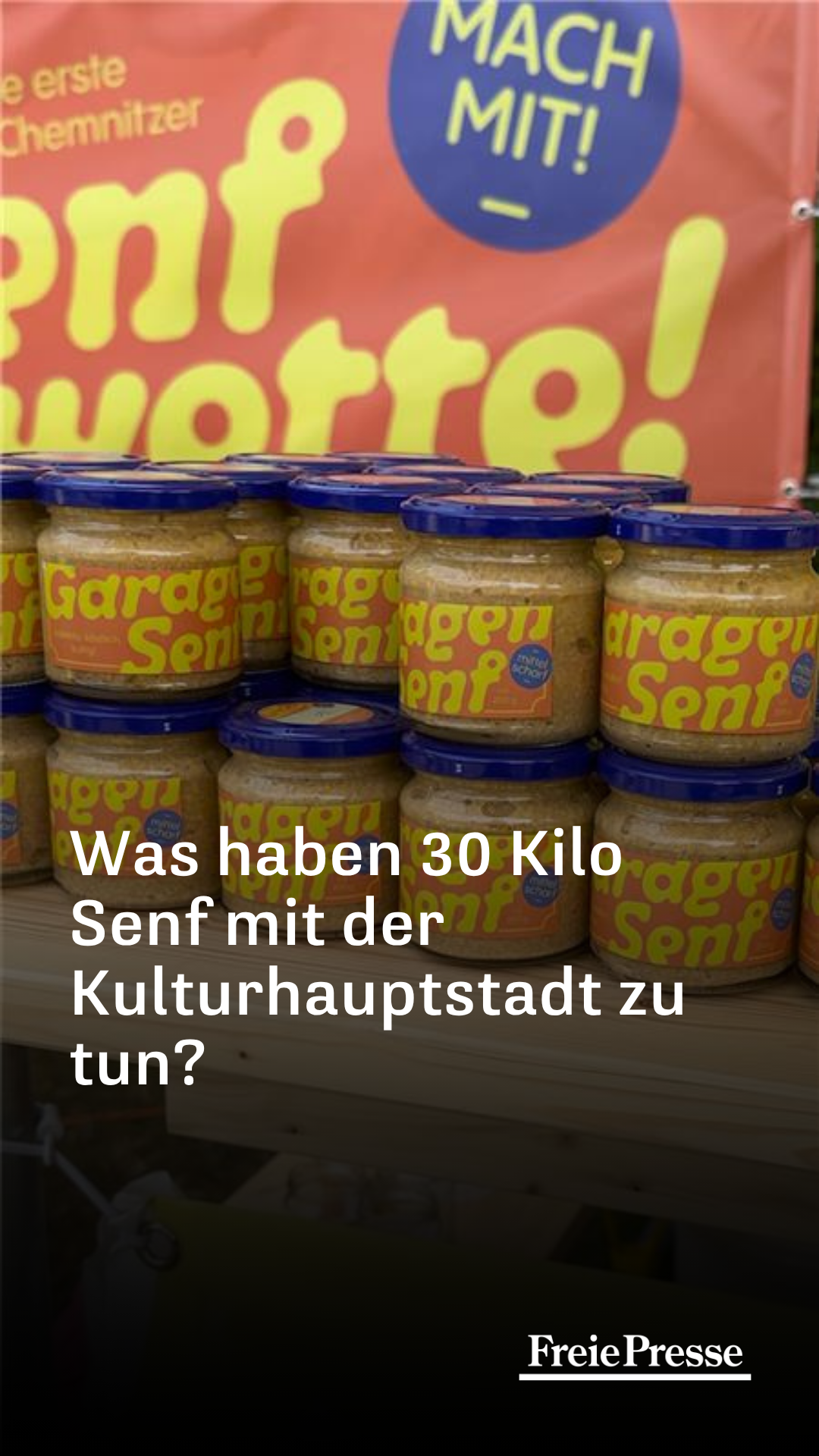 Mustard bet won at the Garage Festival in Chemnitz