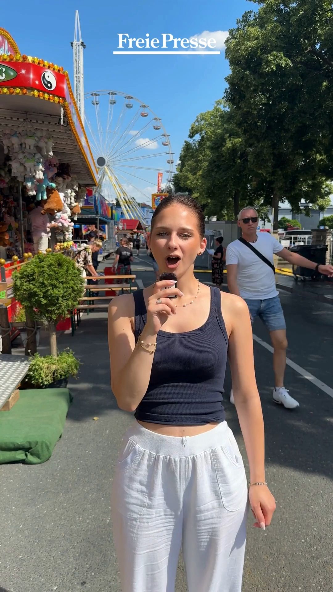 Video: Rummel-Test beim Bergstadtfest Freiberg: So bunt, so wild, so teuer