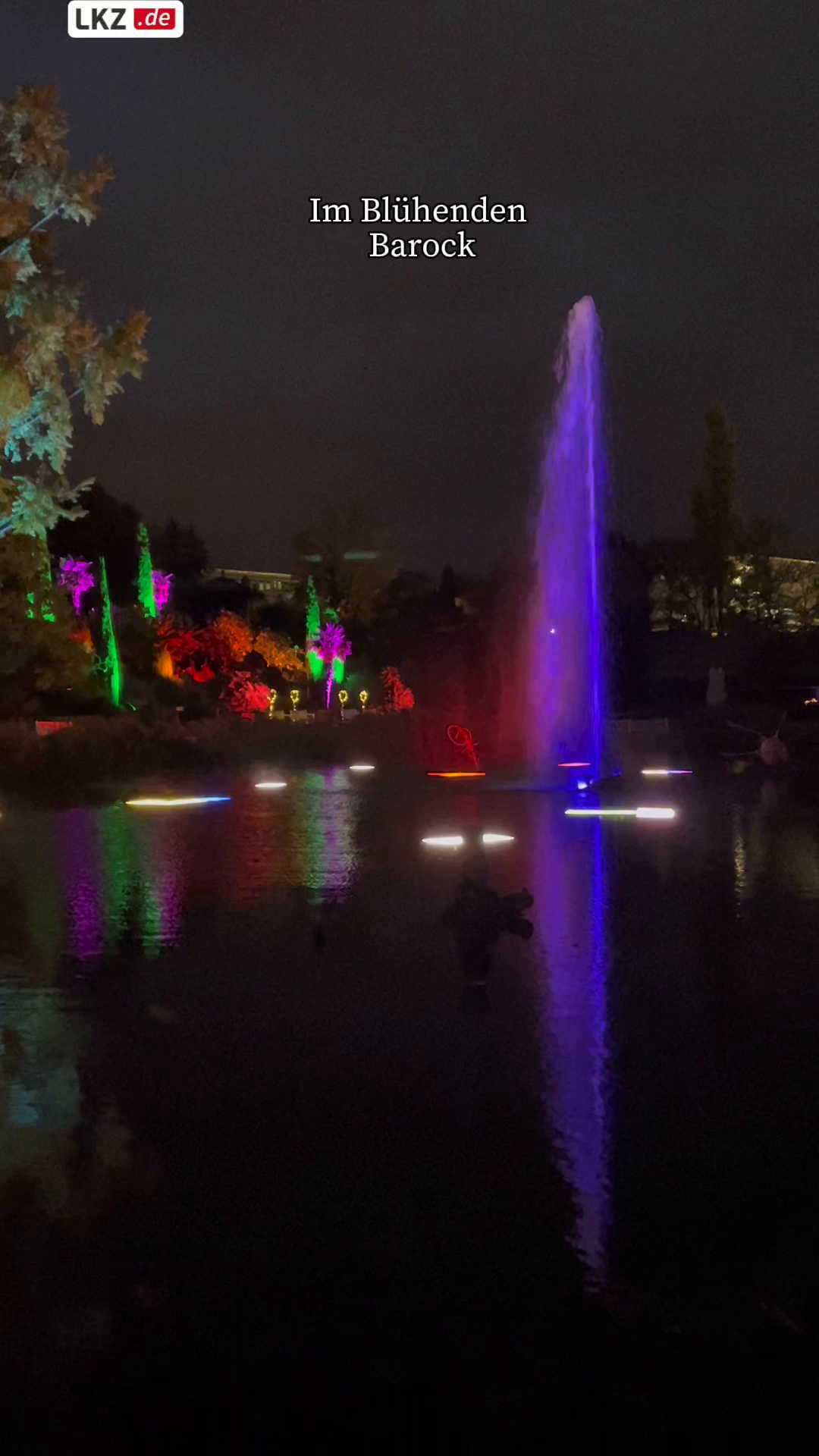 Video: Eindrücke von den Leuchtenden Traumpfaden in Ludwigsburg