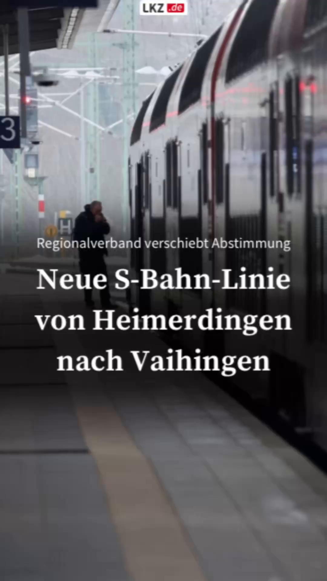 New S-Bahn line from Heimerdingen to Vaihingen