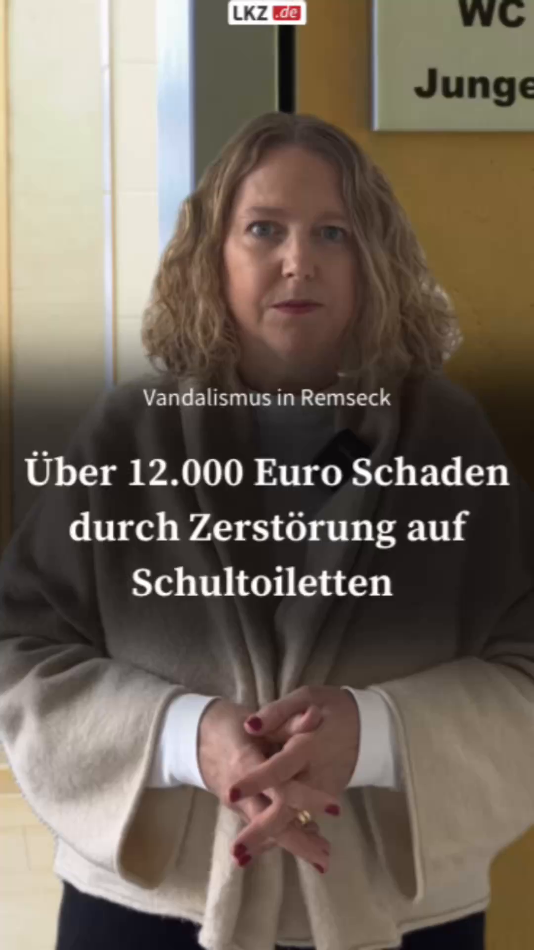 Video: Über 12.000 Euro Schaden durch Zerstörung auf Schultoiletten