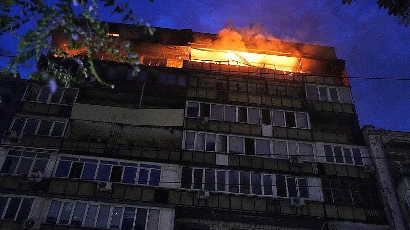 Raketensturm auf die Ukraine: Das Summen von Shahed-Drohnen begann gegen 1:15 Uhr