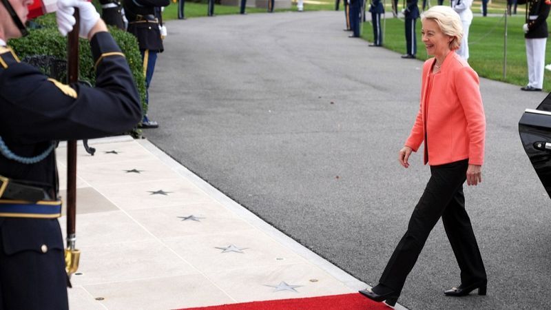 Wurde von der Leyen aus dem Treffen mit Trump geworfen?