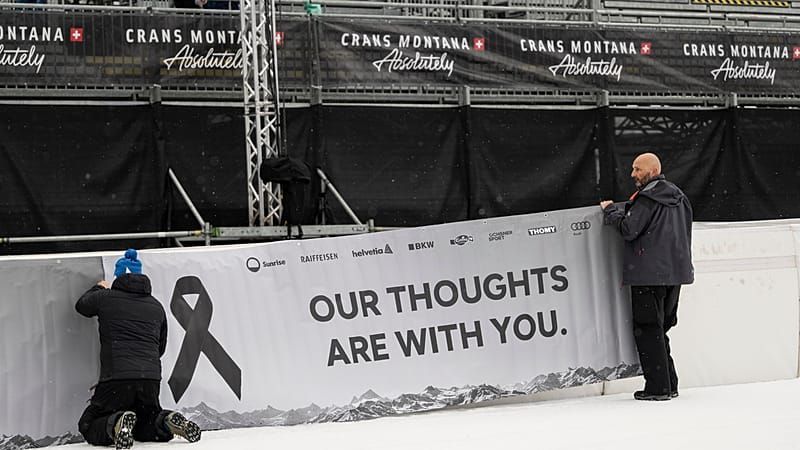 Video: Ski-Weltcup in Crans-Montana im Zeichen des Gedenkens