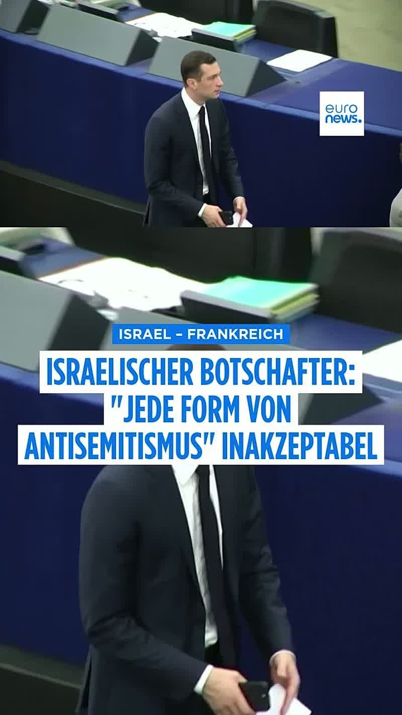 Video: Israels Botschafter: Frankreich hat ein gravierendes Antisemitismusproblem