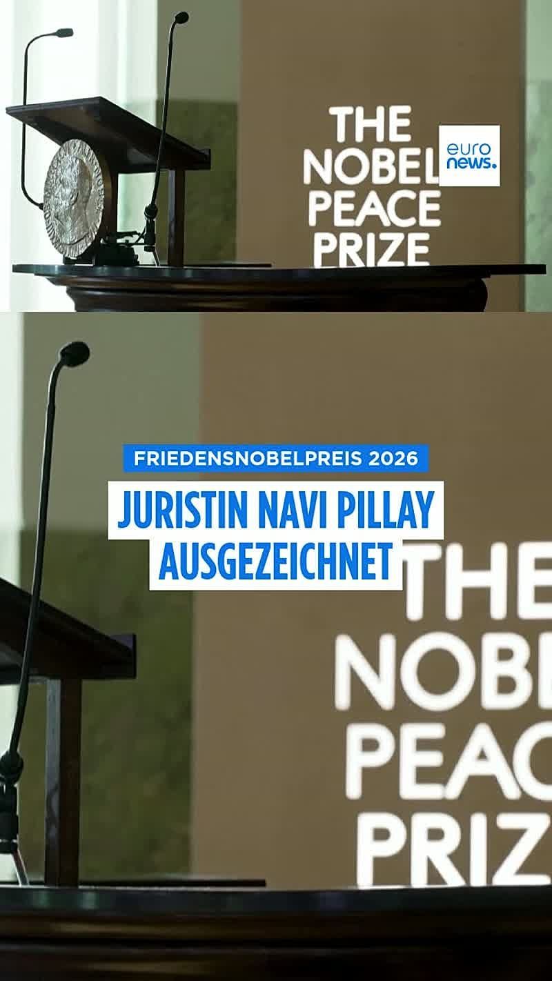 Video: Juristin Navi Pillay erhält Friedensnobelpreis 2026