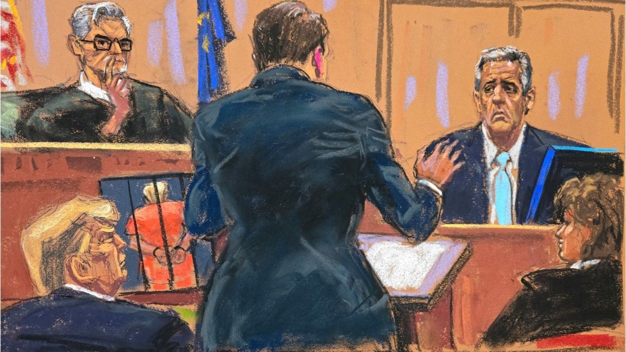 Schweigegeld-Prozess: Trump-Anwalt und Cohen liefern sich wilden Schlagabtausch