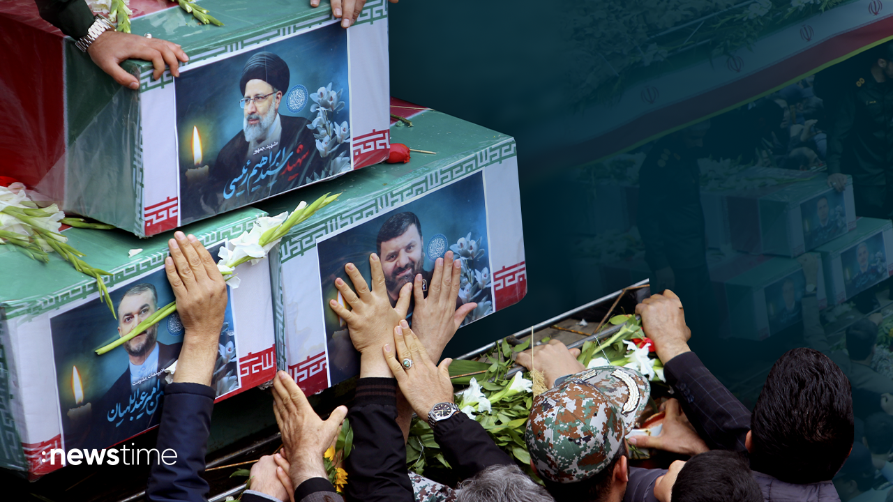 Trauerfeier nach Helikopter-Absturz: Regierungschef Irans wird verabschiedet