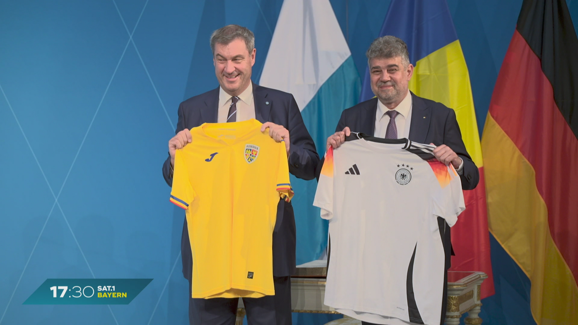 EM und Wirtschaft: Rumäniens Premierminister Ciolacu in Bayern