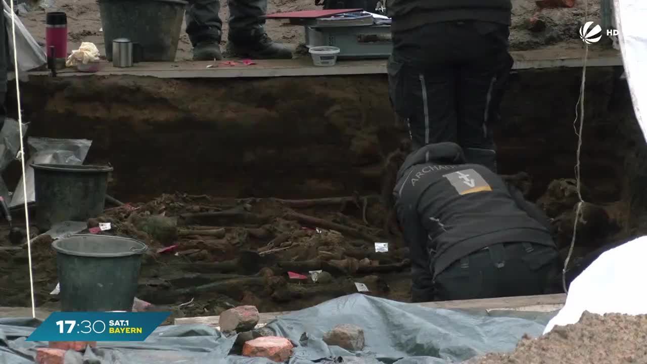 Archäologischer Fund auf Nürnberger Baustelle: Skelette aus Pestgrab entdeckt