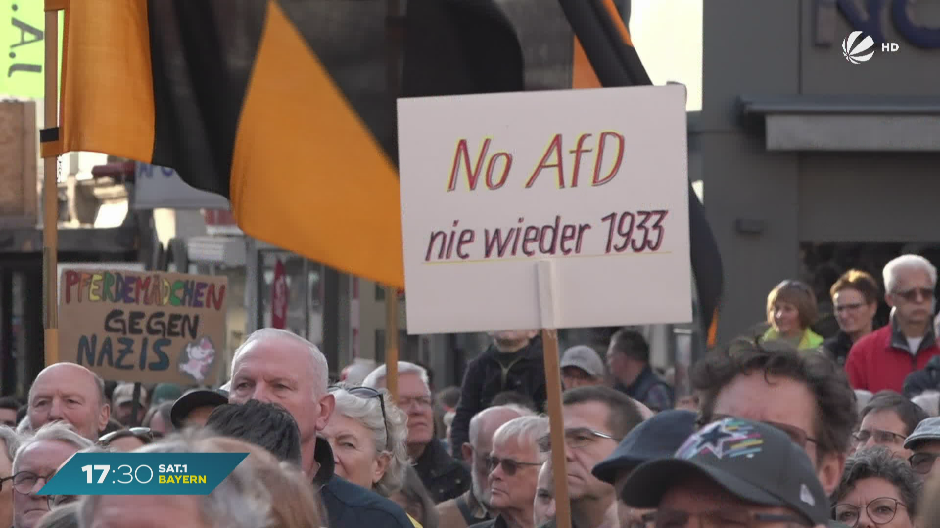 Würzburg: 10.000 Menschen gegen Rechtsradikalismus