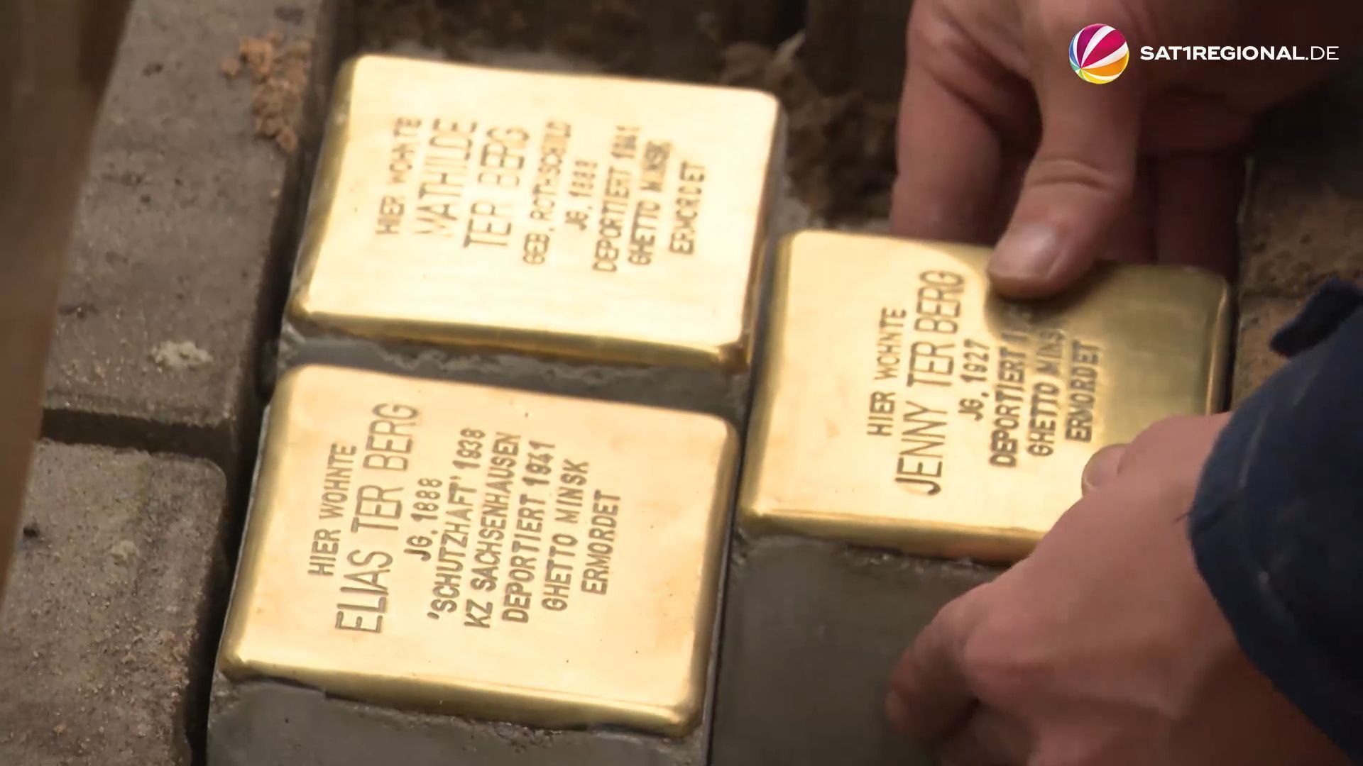 Stolpersteine für jüdische Familie in Bremen