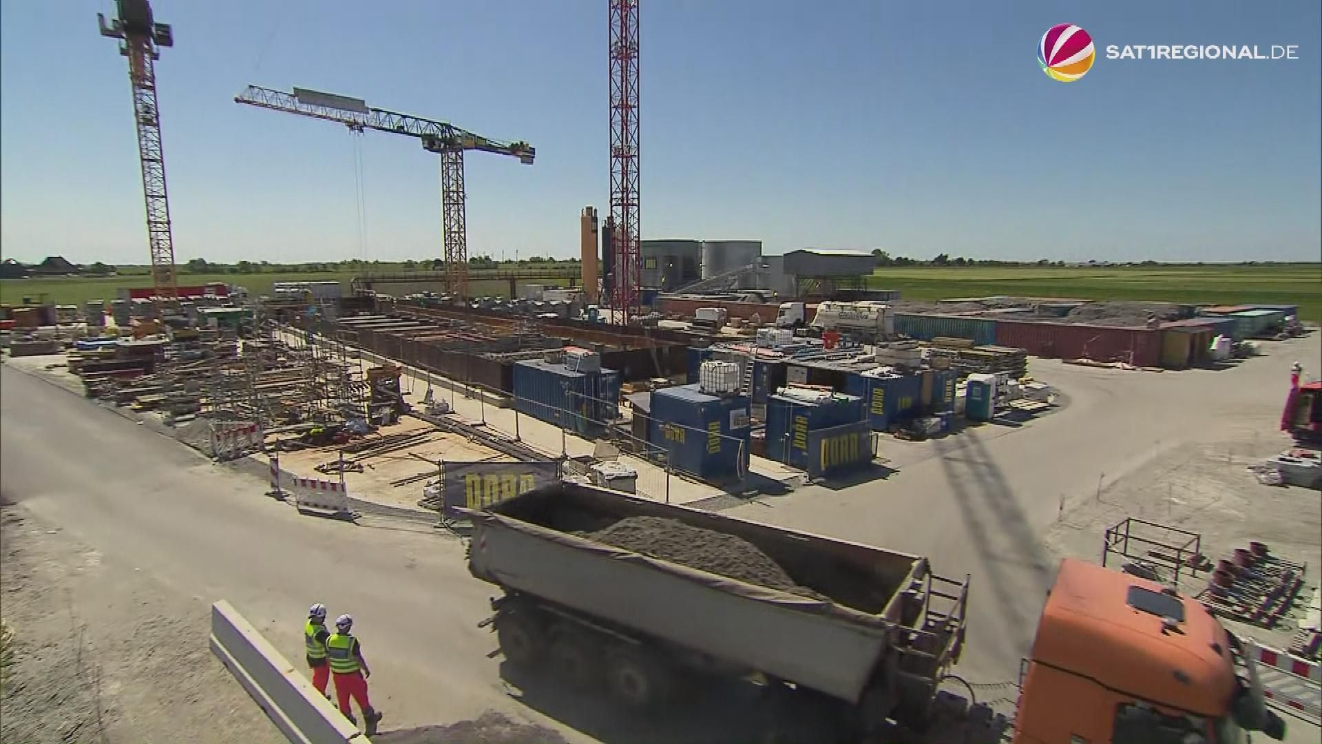 Video: Energiewende: Bauarbeiten am ersten Stück der SuedLink-Leitung geschafft