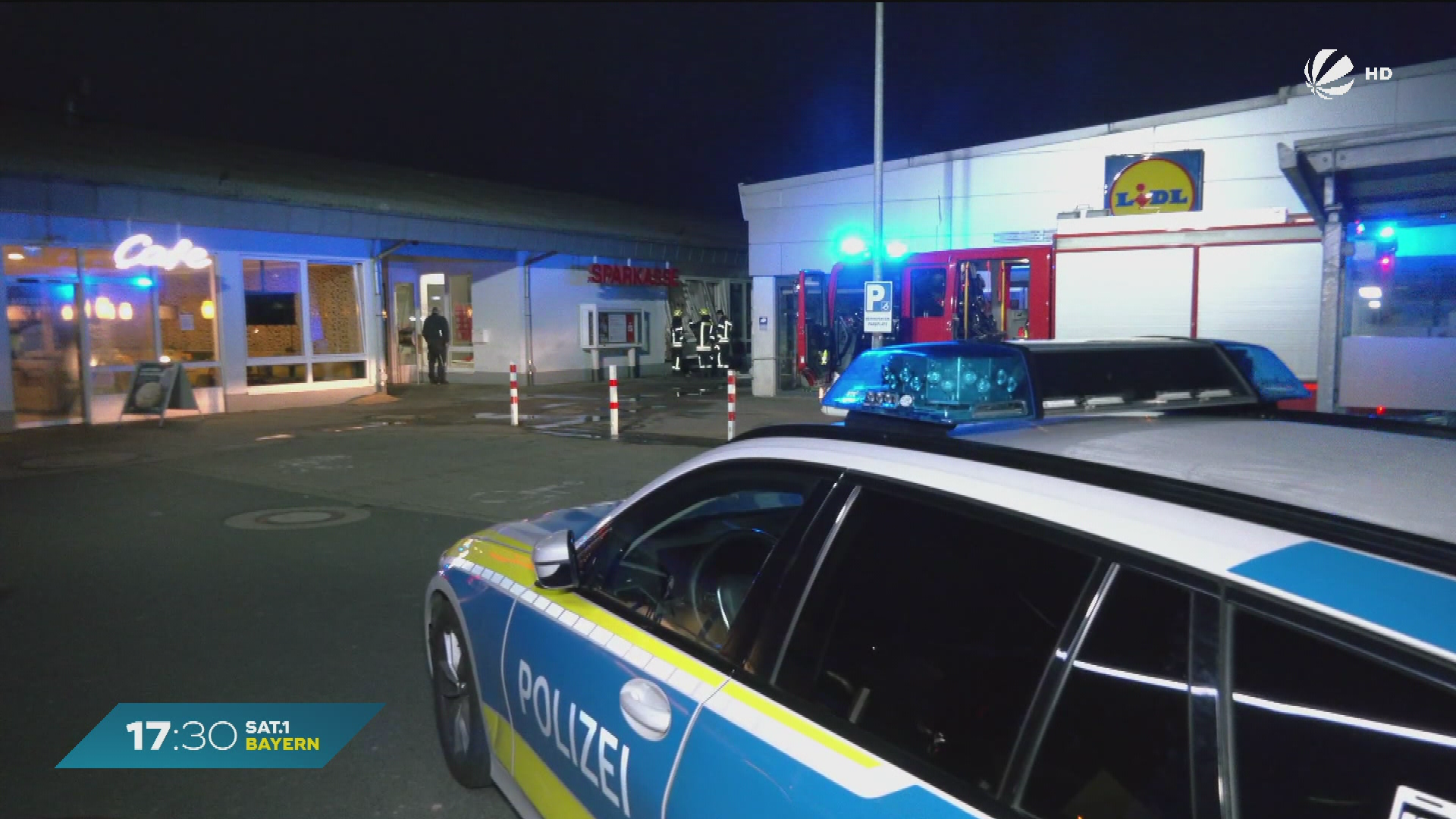 Video: Doppelte Geldautomatensprengung in Erlangen: Täter auf der Flucht