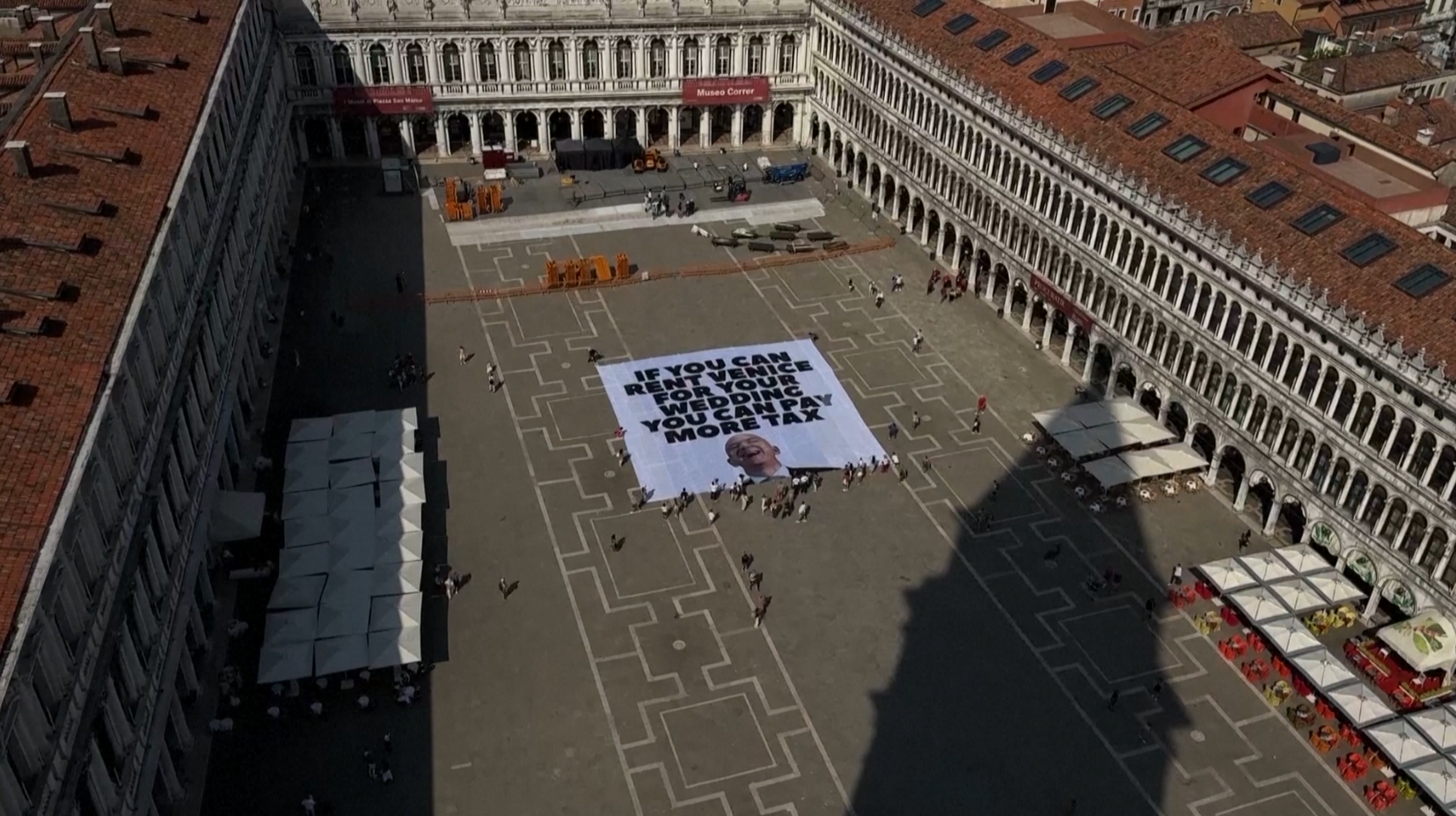 Venedig: Proteste gegen Bezos-Hochzeit