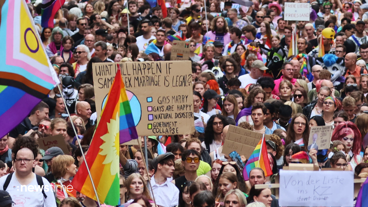 Video: Berlin: Eine halbe Million Menschen feiern CSD