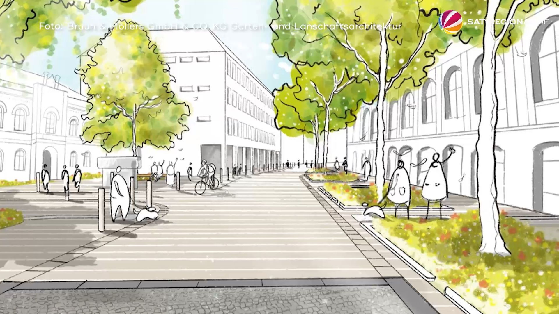 Video: Dechanatstraße wird erste „Klimastraße“ in Bremen