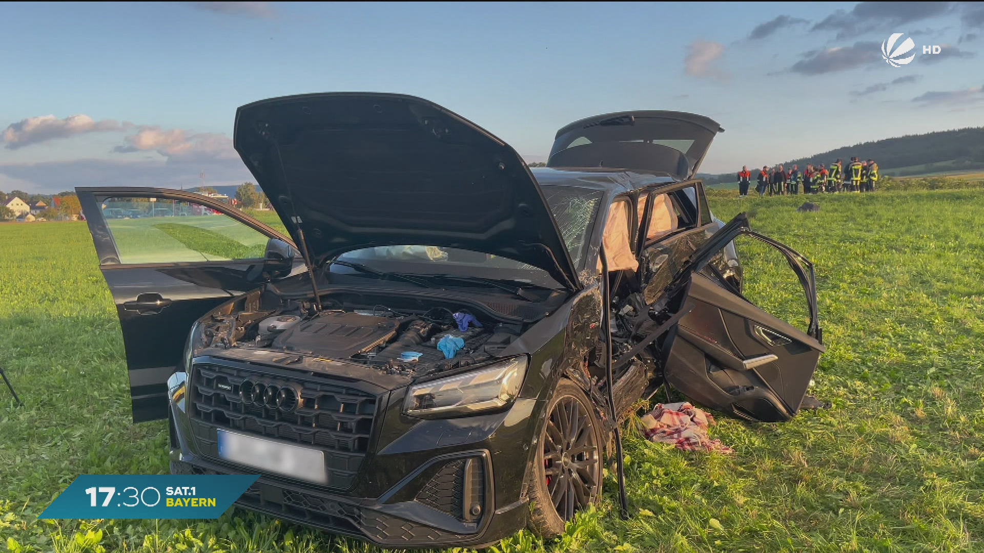 Video: Tödlicher Frontalcrash bei Hilpoltstein: 56-Jähriger stirbt – fünf Verletzte