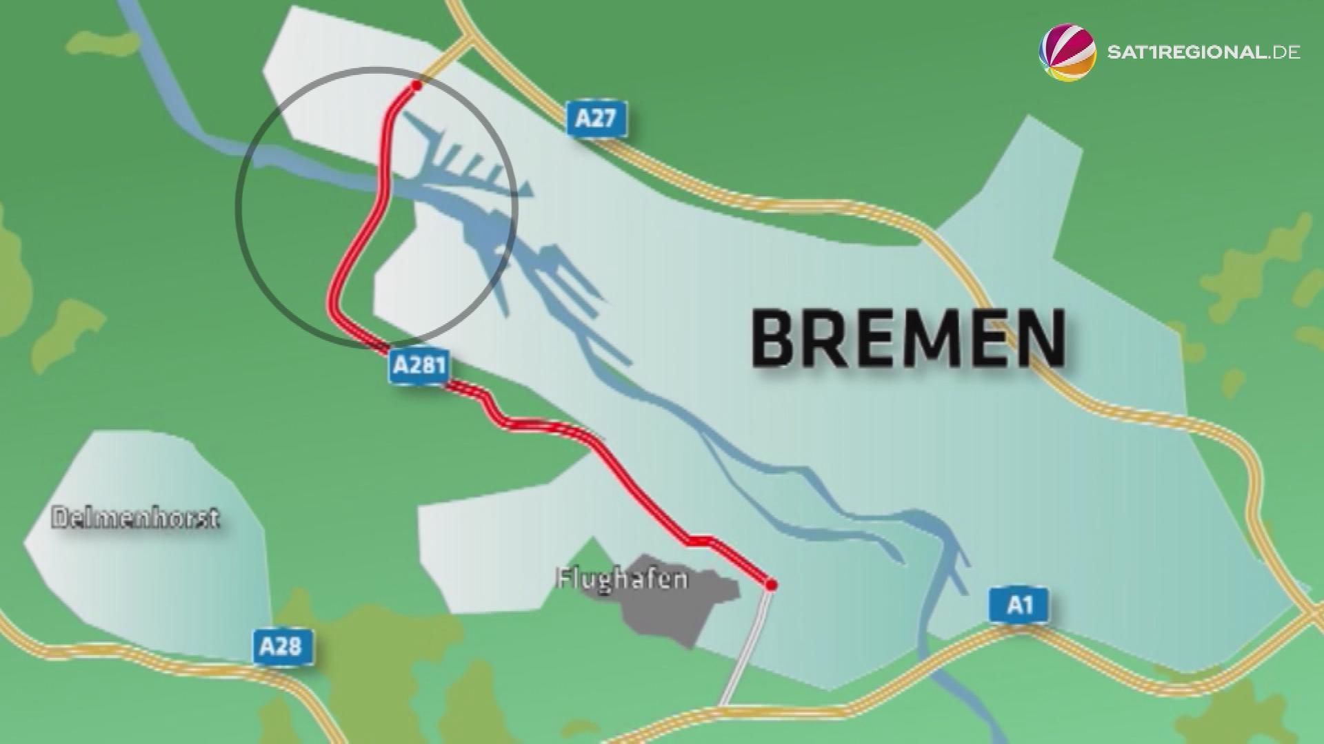 Video: Transport von Tunnelelementen für Wesertunnel gestartet